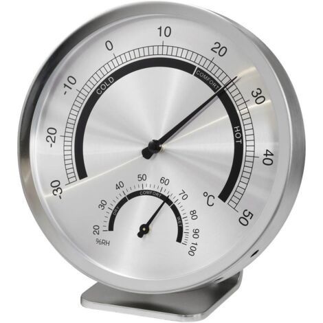Thermo-hygromètre argent 6034HIC C465532 (1/5)