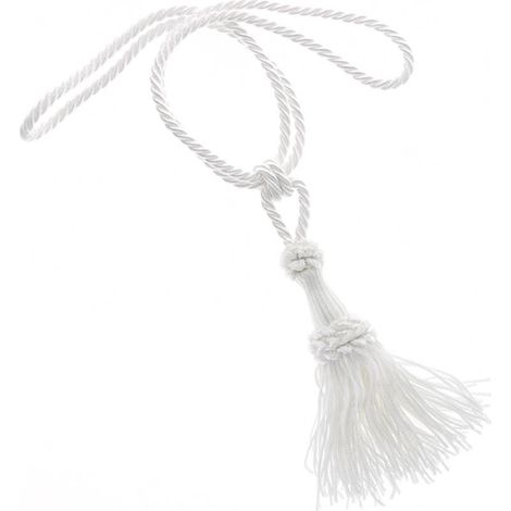 Embrasse à rideaux 45cm Blanc - BOULET (1/5)