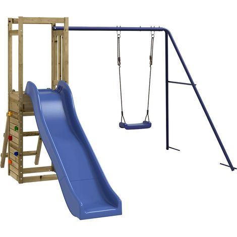 Spielplatz im Freien aus imprägniertem Kiefernholz
