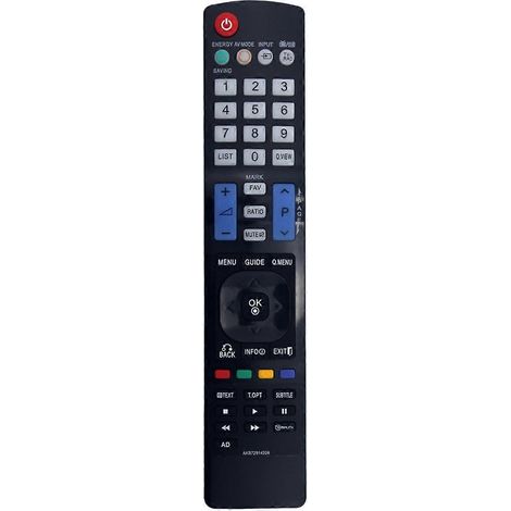 AKB72914209 Fernbedienung für Smart TV 32LD420, 32LD450 und 32LD550 (Schwarz) (1/5)