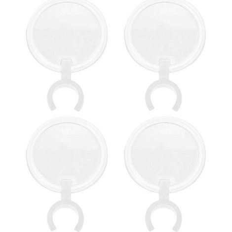 Lot de 4 porte-stylos, loupe pour arts diamant, loupe de peinture portable-White (1/3)