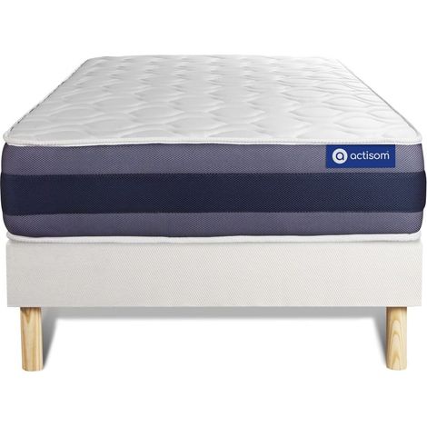 Actiflex morpho matratze 90x190cm + Bettgestell mit lattenrost , Härtegrad 2 , Taschenfederkern und Memory-Schaum , Höhe : 24 cm