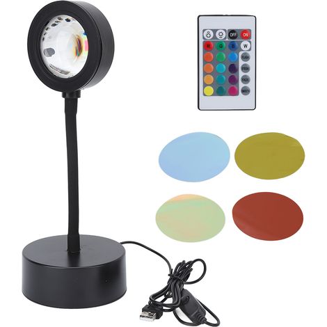 Lampe de Projection Couch de Soleil 15 Couleurs 10 Vitesses Télécommande Flexible Décoration Chambre (1/5)