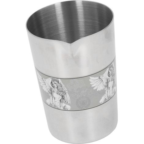 Tasse à cocktail en acier inoxydable 304 antirouille, motif vintage, idéale pour le bar et la maison (type L, 1). (1/5)