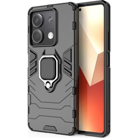 Étui pour Xiaomi Redmi Note 13 5G, anneau de support, noir (1/5)