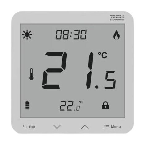 Tech T-3.1 Temperaturregler Weiß Präzise