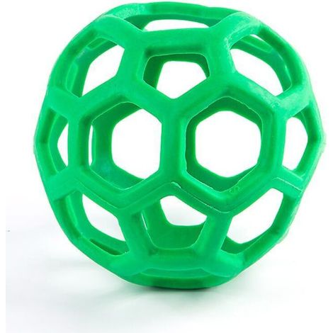 Jouet à mâcher pour chien Balle en caoutchouc pour chien Jouet à mâcher Jouets de sécurité géométriques pour chien Balle verte (1/5)