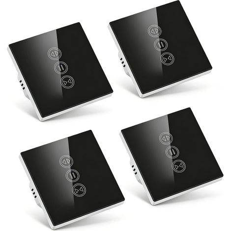 Lot de 4 interrupteurs connectés pour volet roulant et store WiFi (1/5)