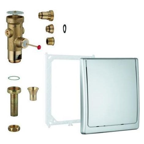 Grohe - Druckspüler für WC - Unterputz, verchromt 42901000 (1/4)