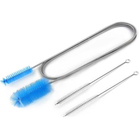 155 cm langes flexibles Rohrreinigungsbürsten-Set + 2 Strohhalmbürsten - 155 cm langes flexibles Rohrreinigungsbürsten-Set + 2 Strohhalmbürsten (1/5)