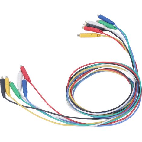 6 flexible magnetische Silikon-Messleitungen, 30 V AC, 5 A, für Thermostate, Bedienfelder, Sensoren, 20 AWG, 6er-Set (1/5)