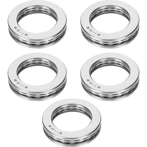 Roulement de butée à billes axiale d'avion 51108, 5 pièces, accessoire de matériel industriel à faible bruit