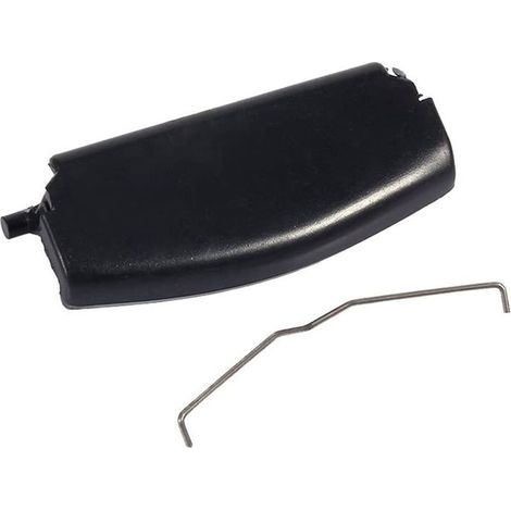 Cover of armrest for Console, latch central to Clip, for AUDI Has4 B6 2000 – 2005, black (1/5)