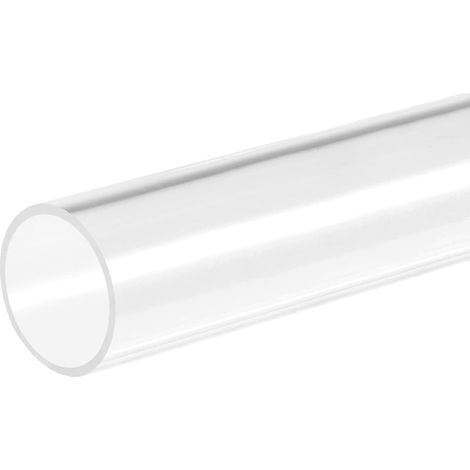 Starres Acrylrohr – 1 Stück – Transparent – Schlagfest – Für Aquarien und Sanitärinstallationen – 40 mm x 200 mm (1/5)