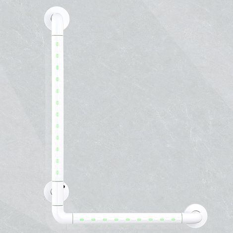 Barre d'appui de Douche WC, 70 x 50 cm, Poignée de Salle de Bain Antidérapante en acier inoxydable, poignée de baignoire, Barre de Maintien Douche, barres de poignée sécurité pour toilettes (1/5)