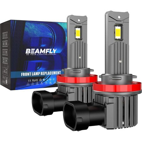 H11 LED Bulbs 32000LM H8 H9 Car Headlights 100W 12V 6500K White (1/5)