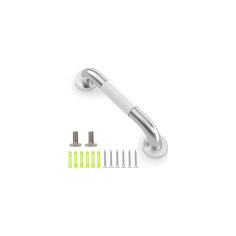 Haltegriff für Toilette, Wandhaltegriff aus Edelstahl, rutschfester Badewannengriff, Duschhaltegriff für Toilette und Badezimmer, 30 cm - Crezuo