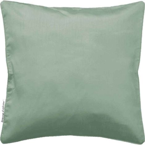 Housse de Coussin "Shana" 40x40cm Sauge (1/4)