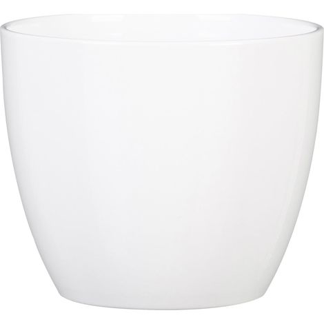 Scheurich Übertopf Serie 920 Ø 22 x 19,5 cm alaska weiß Keramiktöpfe