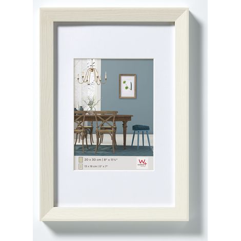 Fiorito Holzrahmen 40x50 cm, WEISS (1/5)