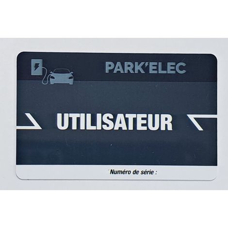 Badge utilisateur ParkBox 7 sérigraphié MICHAUD SA090