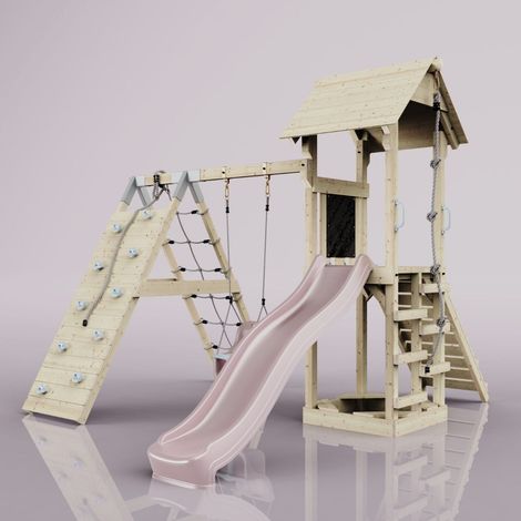 Tour de jeux PolarPlay Trondheim Rosa 357 x 293 cm Balançoire bébé