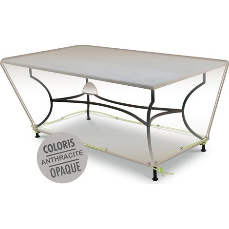 Housse de protection Cover Air pour table rectangulaire 6-8 personnes - 210 x 100 x 50 cm - Jardiline (1/3)