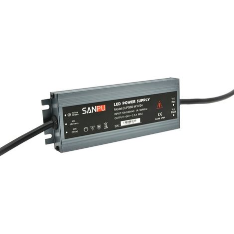 Transformateur 24V étanche 60W 2.5A IP67 (1/5)