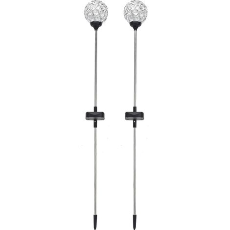 Solar-Gartenleuchten, LED-Kugelleuchten mit Farbwechsel, IP65 wasserdicht, für Einfahrt, Rasen, Hof und Balkon (1/5)
