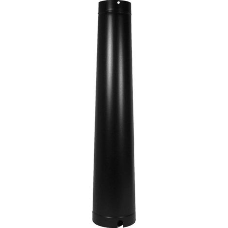 Tubes émaillés réduits noir mat Ø 20/15 cm pour poêle - Franklin