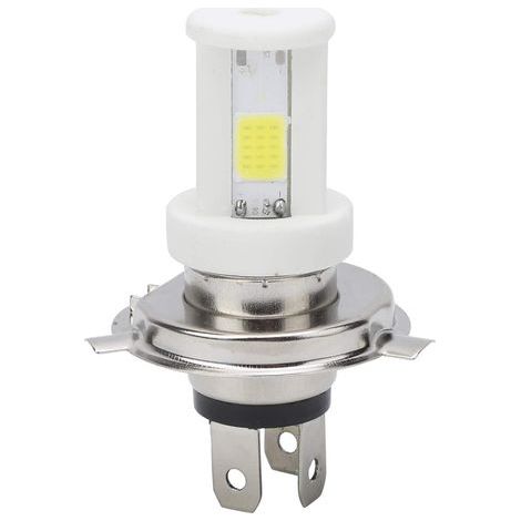 Ampoule de Phare LED, H4 LED Ampoule de Phare de Moto Faisceau Haut/Bas Lumière Blanche 1080LM 6500K Lampe Avant de Moto (1/5)