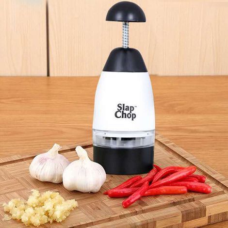 Hachoir manuel pour légumes viande persil ustensile accessoire de cuisine inox professionnel légumes fruits culinaires aliments (1/5)