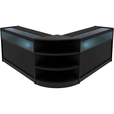 Theseus LED Shop Counter Set LM60 & 2 x B1200 - Black