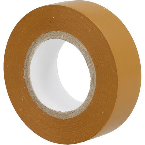 Ruban isolant PVC marron 0,15 x 15 mm rouleau de 10 m