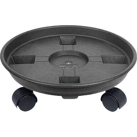 Support rond roulettes pour plantes en pot 33 cm (1/5)