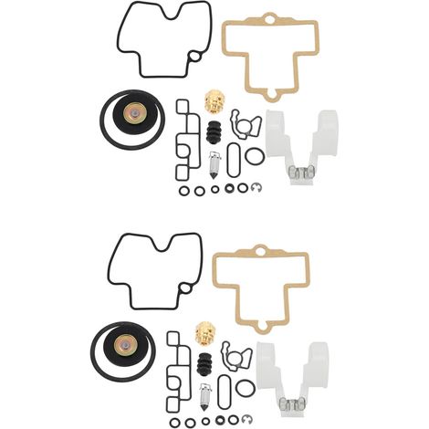 Kit de réparation de carburateur en deux parties adapté aux carburateurs Keihin FCR 28, 32, 33, 35, 37, 39 et 41.