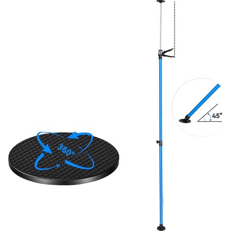Poteaux de support, hauteur réglable, capacité de charge élevée, Bleu (1/2)