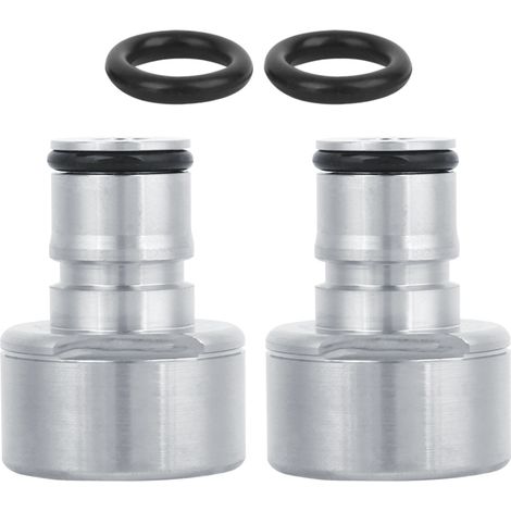 Kit de connexion rapide avec adaptateur de coupleur à bille pour fût de bière à brasser à domicile-AquaForge (1/5)