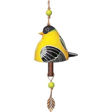 de Cloche de Chant D'Oiseau, Carillon à Vent Rustique Suspendu, Pendentif de Cloche de Tube en MéTal Pendentif de Cloche de Porte C (1/4)