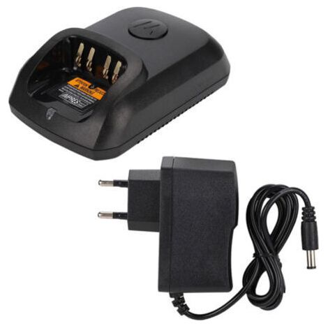 SUNXURY Eosnow,Chargeur de talkie-walkie 100-240V (prise ue) pour Motorola XIR P8268 DP4400 DP4800 DP4801 DEP550