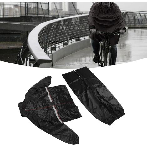 Imperméable réfléchissant Hongdou C628, imperméable de moto réfléchissant pour hommes et femmes, ensemble pantalon et veste de pluie double couche deux pièces (1/5)
