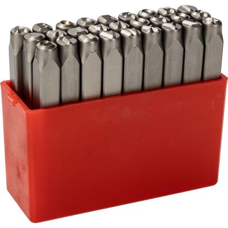 Kit de poinçons de gravure des lettres RS PRO, (A à Z) x 27 pièces ( Prix pour 1 )