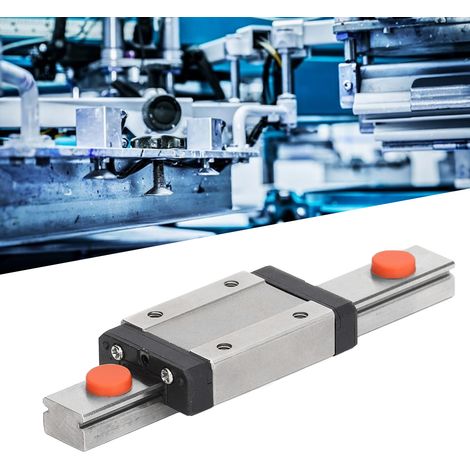 Rail de guidage linéaire miniature MGN12H-100-1R, curseur étendu, accessoires de mouvement linéaire, curseur de rail de guidage miniature (1/5)
