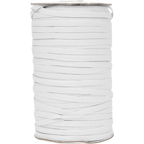 Bande élastique haute élasticité 200 yards/rouleau 6mm largeur blanc multifonction pour vêtements de protection (1/5)