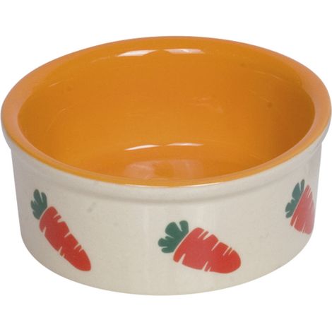 Nobby Nager Keramiknapf CARROT 180 ml Käfigzubehör & Kleintierspielzeug