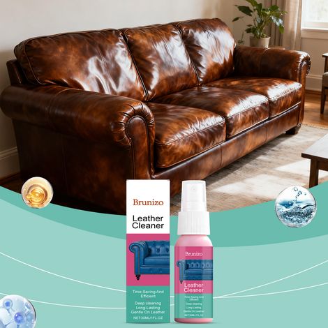 Nettoyant pour cuir pour l'entretien quotidien de la maison, à la lanoline, pour le nettoyage et la rénovation du cuir - 30 ml (1/5)