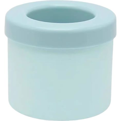 Bac à glaçons en silicone bleu, facile à utiliser et durable, pour fabriquer des glaçons, seaux et verres à glaçons cylindriques (1/5)