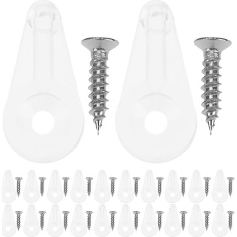 clips de fixation pour verre de 2 5 cm fixation sécurisée