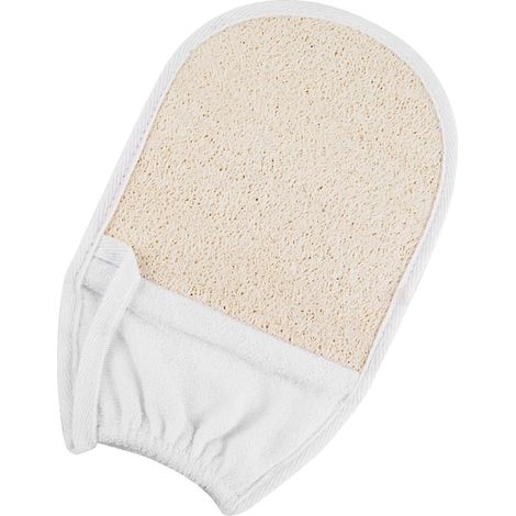 Gant Exfoliant - Gant En Luffa Naturel Pour Corps - Pour Bain Douche Hammam - 1 Pièce (1/5)