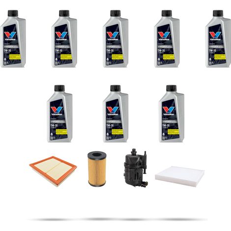 Kit tagliando 3 FILTRI e 8L OLIO compatibile con Land Rover Sport II (LW,L494) 5.0 V8 386kw dal 2017 (1/5)